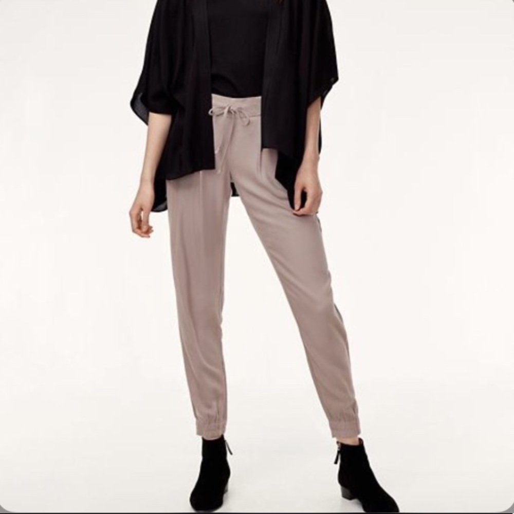 Talula Aritzia blush los feliz joggers